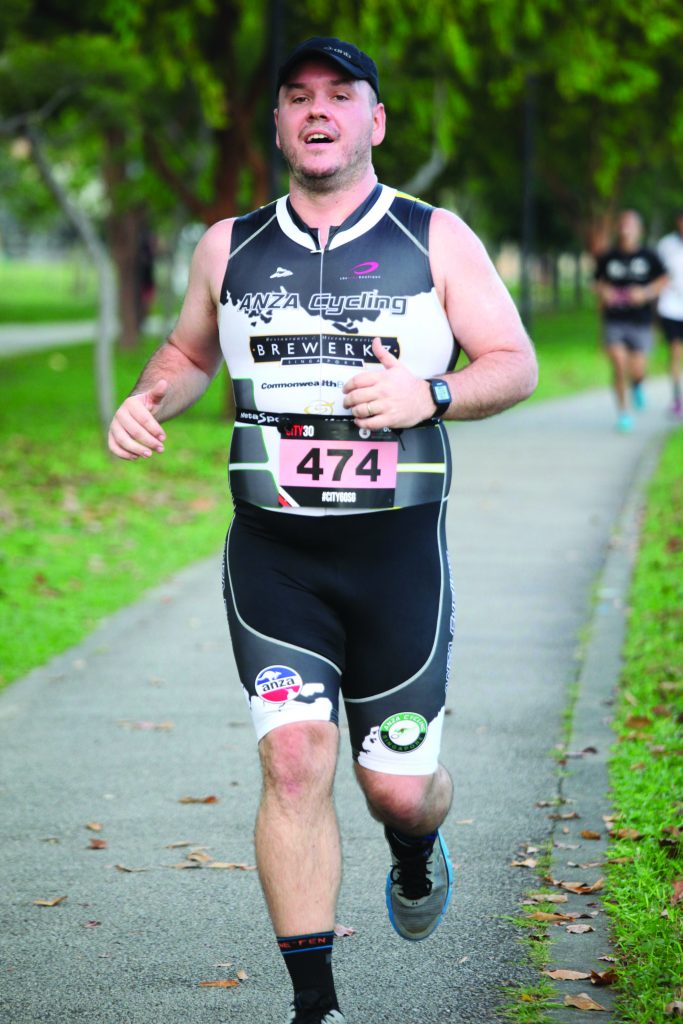 ANZA Cycling member competes in first duathlon, the City60 in Singapore